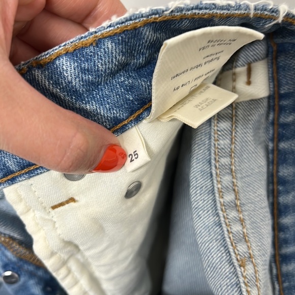 Reformation Fawcett Wide Leg Jeans | Size 25 Acadia - Picture 10 of 15